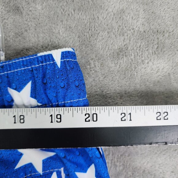 Mens Old Navy American Flag Swim Trunks Blue & Red Stars & Stripes XXL - Picture 11 of 16
